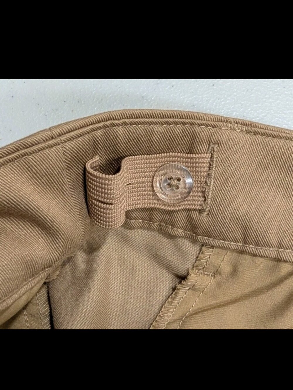 NWT Old Navy Taylor Straight Trousers XS Cargo Pleated Granola Neutral #1111 - Picture 12 of 13